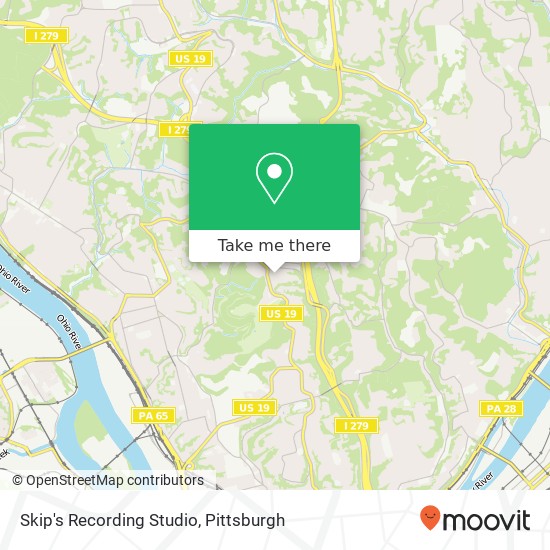 Mapa de Skip's Recording Studio