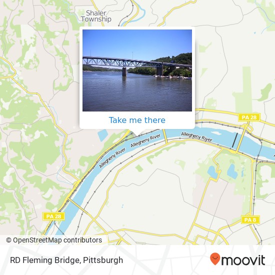 RD Fleming Bridge map