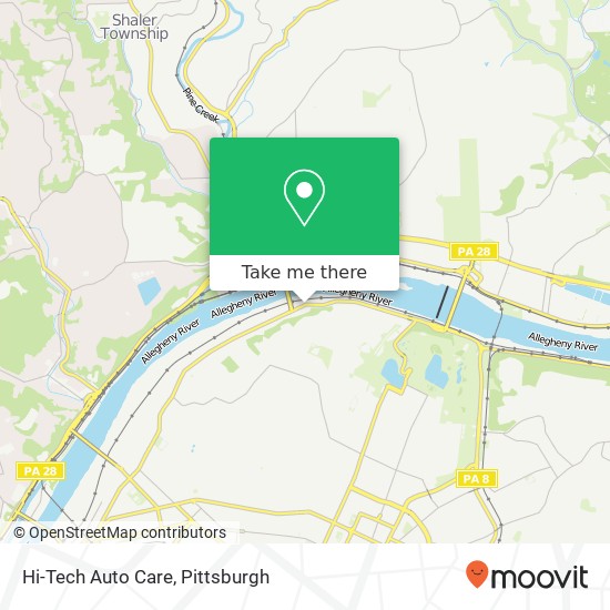 Hi-Tech Auto Care map