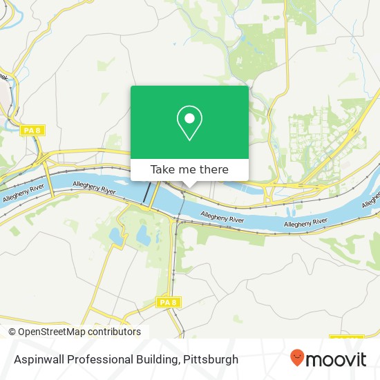 Aspinwall Professional Building map