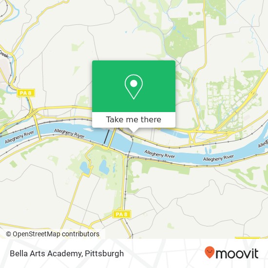 Bella Arts Academy map