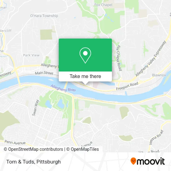 Tom & Tuds map
