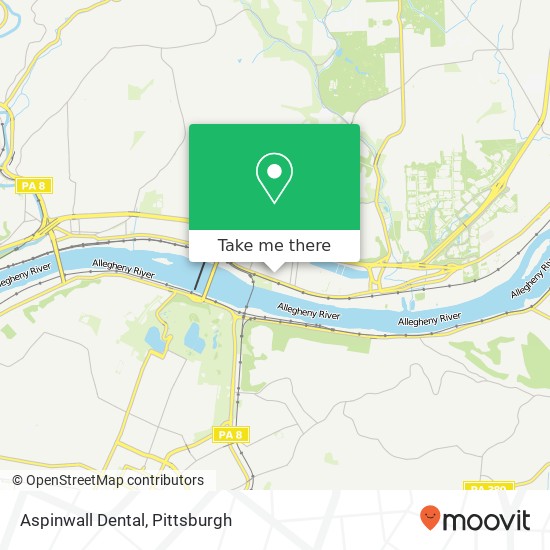 Aspinwall Dental map