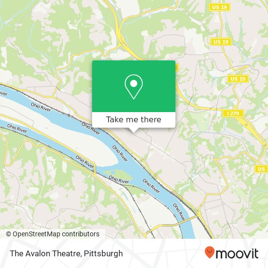 Mapa de The Avalon Theatre