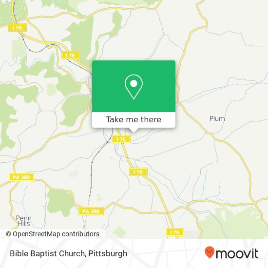 Mapa de Bible Baptist Church