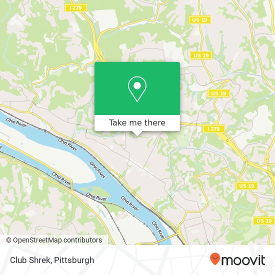 Club Shrek map