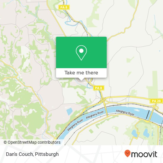 Mapa de Dan's Couch
