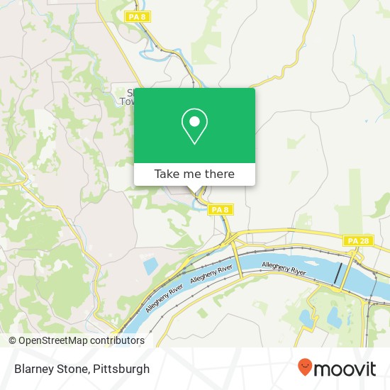 Mapa de Blarney Stone