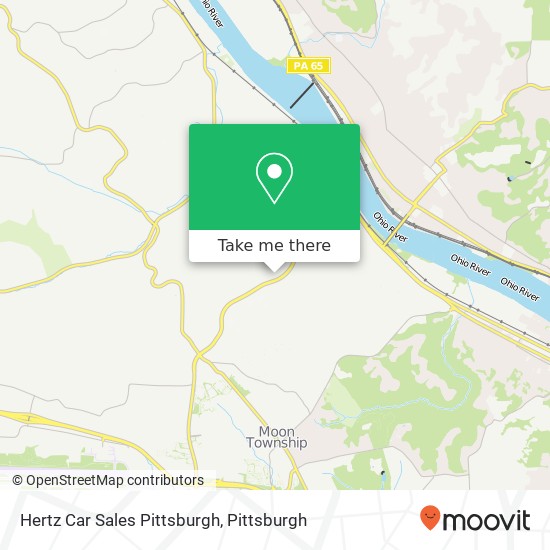 Mapa de Hertz Car Sales Pittsburgh