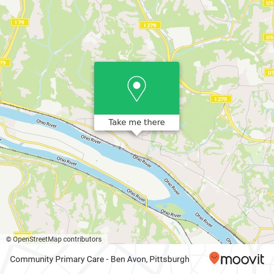 Mapa de Community Primary Care - Ben Avon