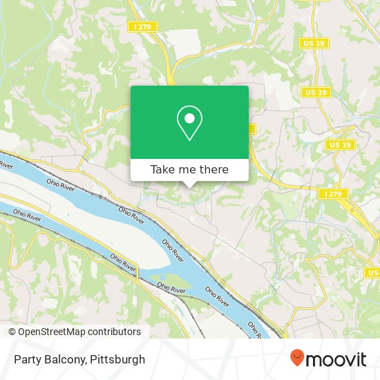 Mapa de Party Balcony