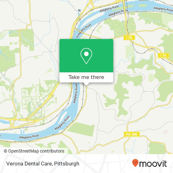 Verona Dental Care map