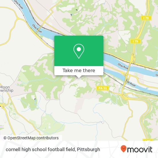cornell high school football field map