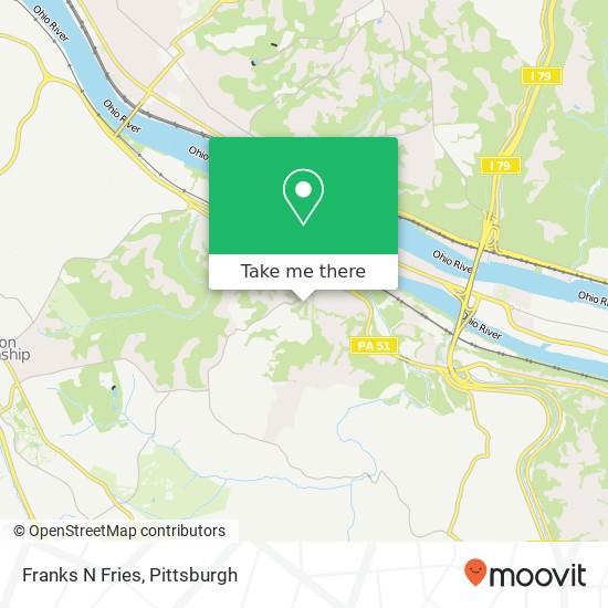 Mapa de Franks N Fries