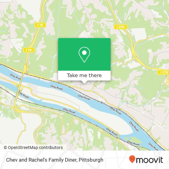 Chev and Rachel's Family Diner map