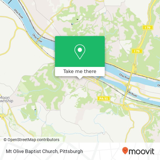 Mt Olive Baptist Church map