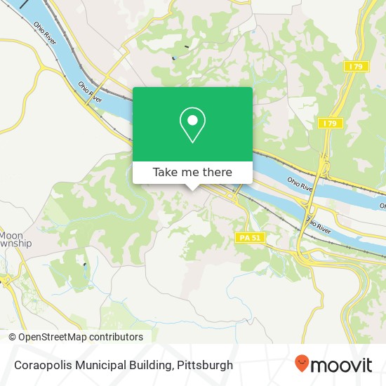 Mapa de Coraopolis Municipal Building