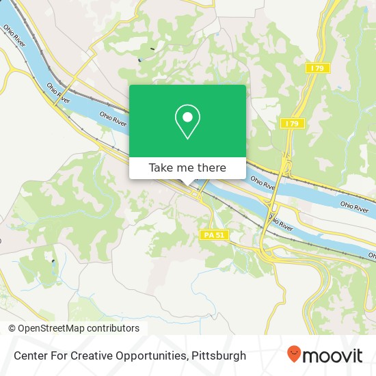 Mapa de Center For Creative Opportunities