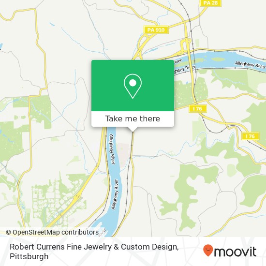 Robert Currens Fine Jewelry & Custom Design map