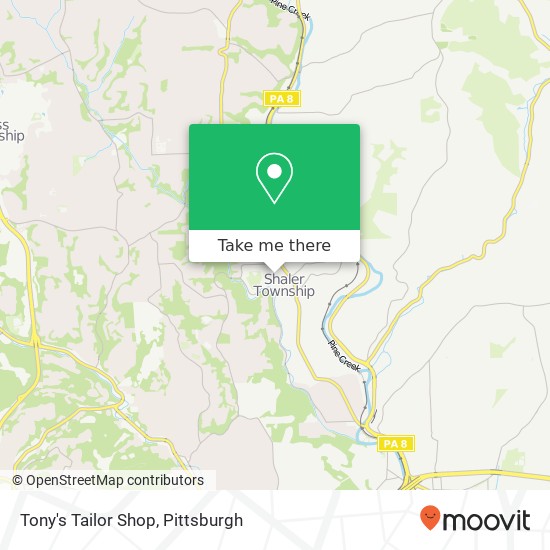 Mapa de Tony's Tailor Shop