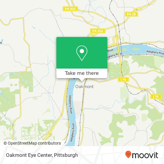 Oakmont Eye Center map