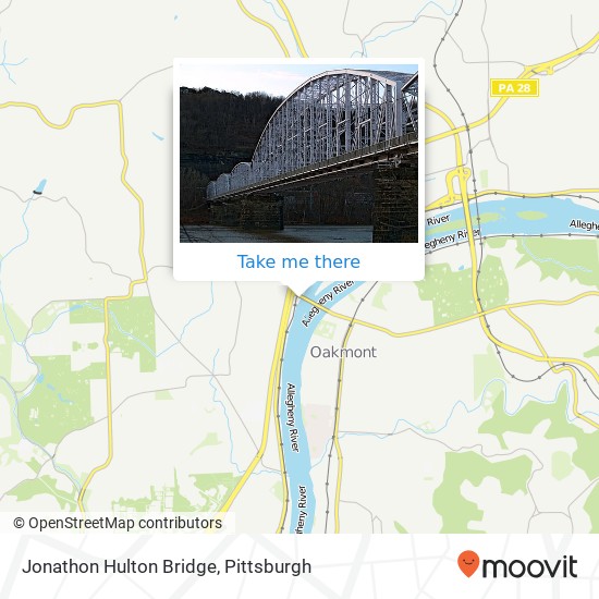 Mapa de Jonathon Hulton Bridge