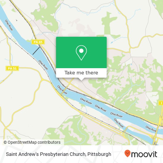 Saint Andrew's Presbyterian Church map