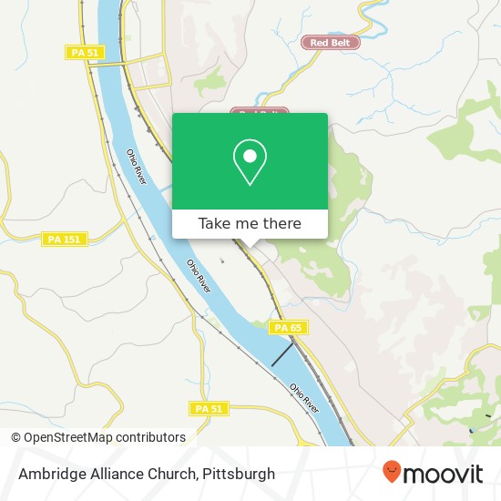 Mapa de Ambridge Alliance Church