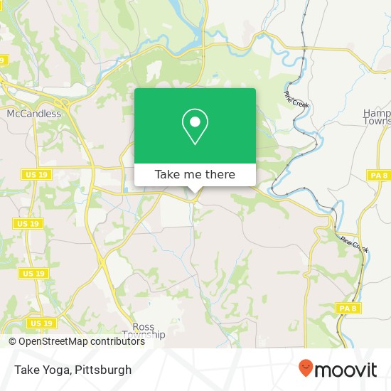 Take Yoga map