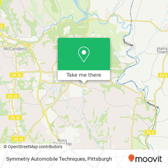 Mapa de Symmetry Automobile Techniques