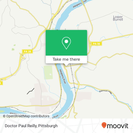 Doctor Paul Reilly map