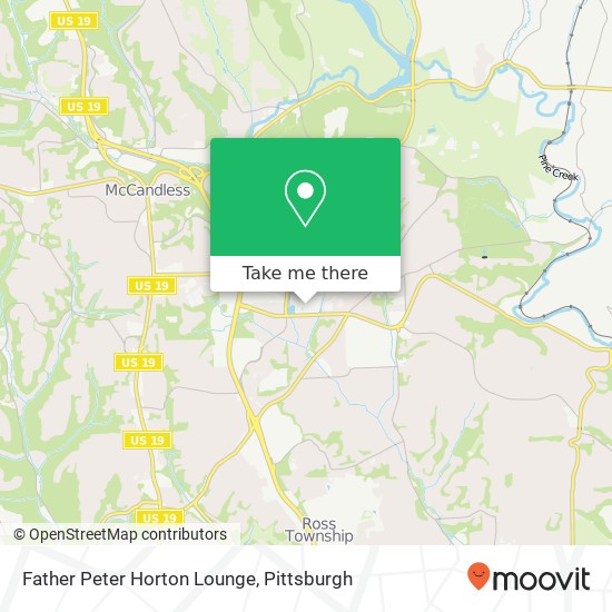 Father Peter Horton Lounge map