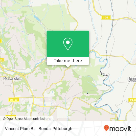 Vincent Plum Bail Bonds map