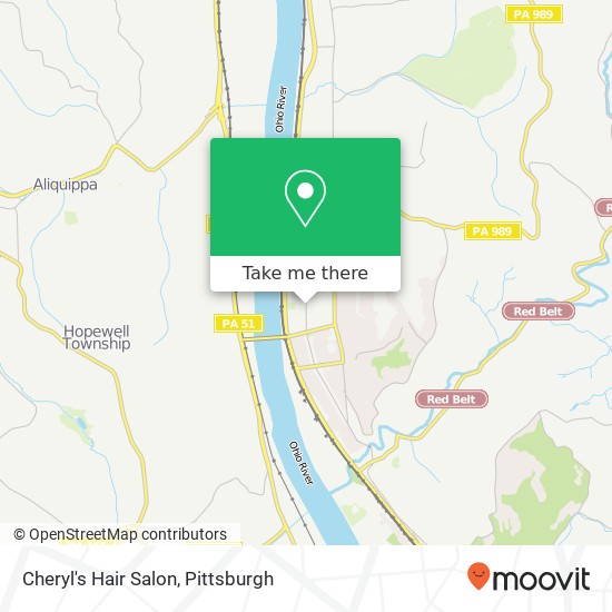 Cheryl's Hair Salon map