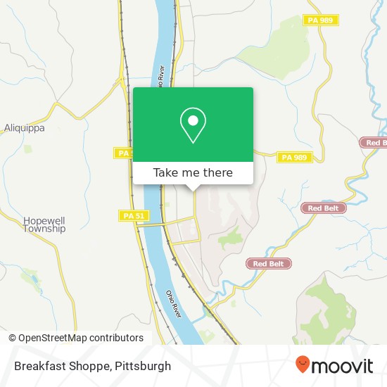Breakfast Shoppe map