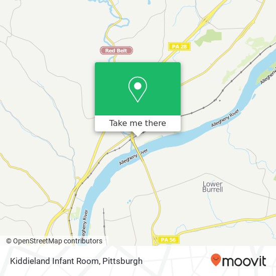 Mapa de Kiddieland Infant Room