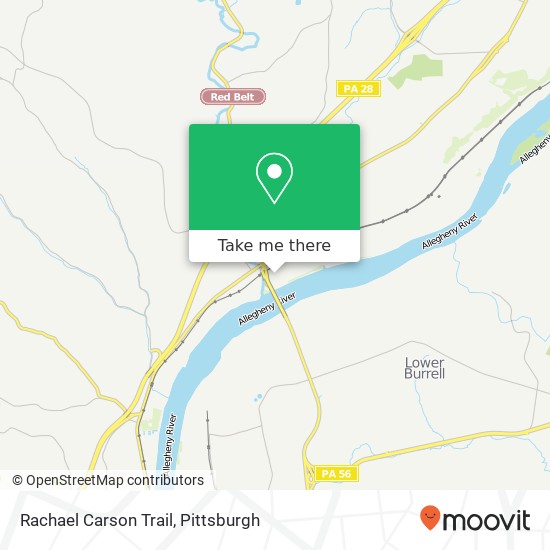 Rachael Carson Trail map