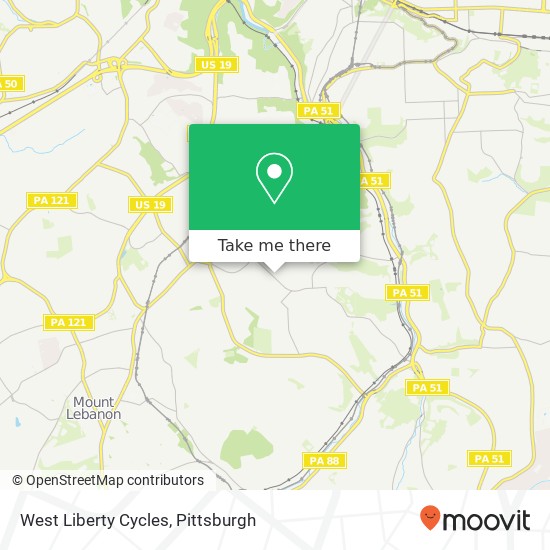 Mapa de West Liberty Cycles