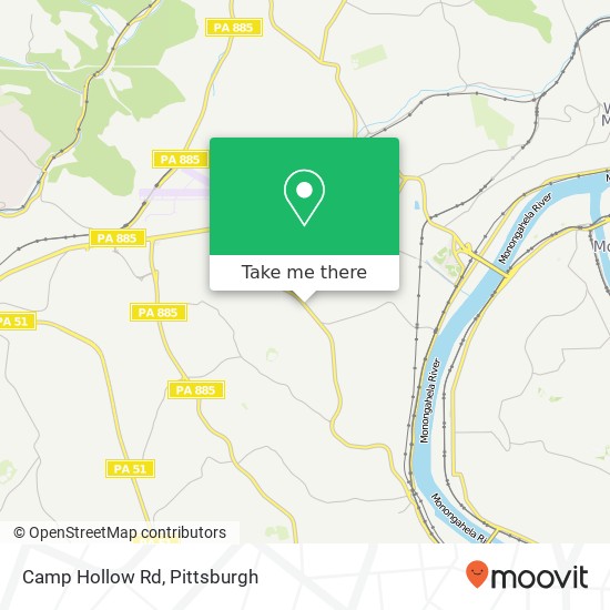 Mapa de Camp Hollow Rd