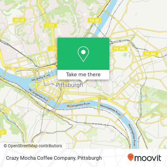 Crazy Mocha Coffee Company map