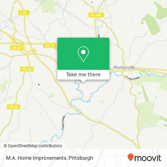 M.A. Home Improvements map
