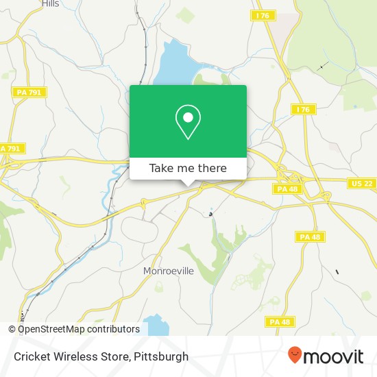 Cricket Wireless Store map