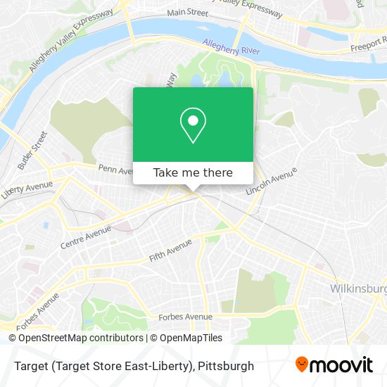 Target (Target Store East-Liberty) map
