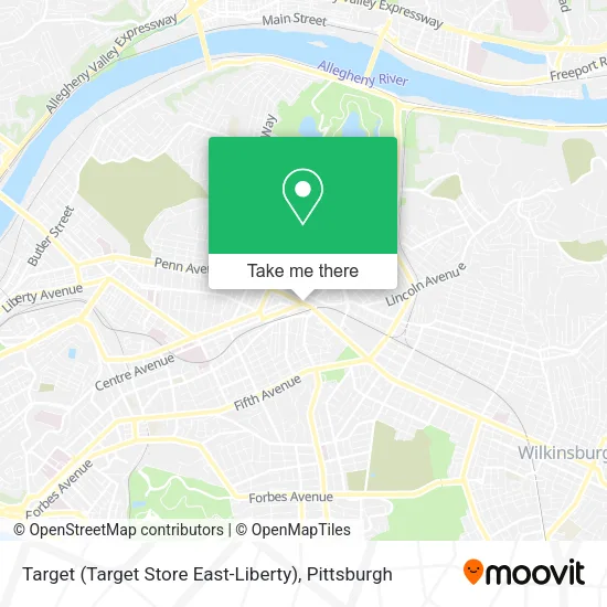 Target (Target Store East-Liberty) map