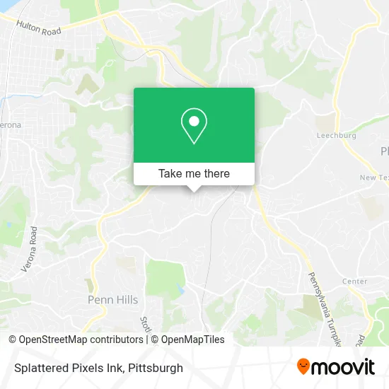 Splattered Pixels Ink map