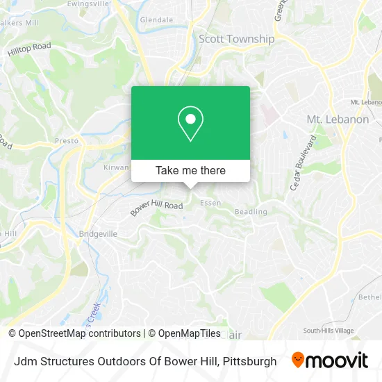 Jdm Structures Outdoors Of Bower Hill map
