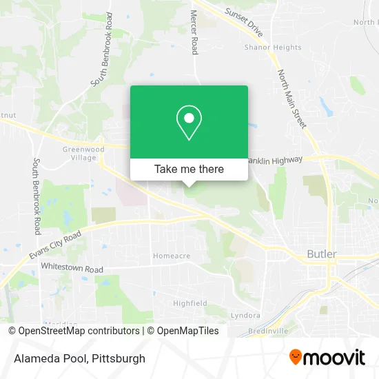 Alameda Pool map