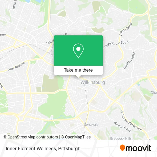 Inner Element Wellness map