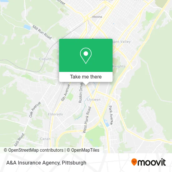 A&A Insurance Agency map