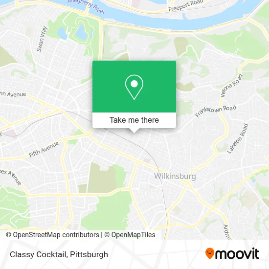 Classy Cocktail map